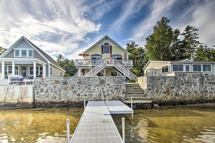 Waterside Haven on Milton Pond w / Deck & Boat Dock