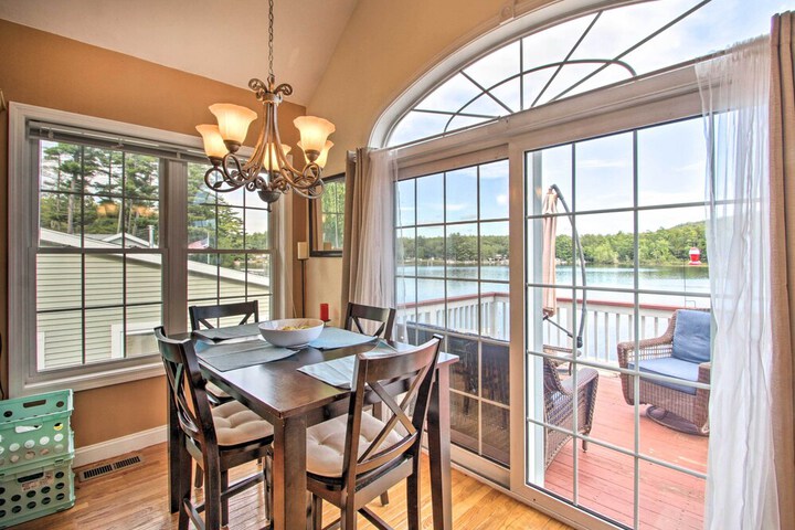 Waterside Haven on Milton Pond w / Deck & Boat Dock