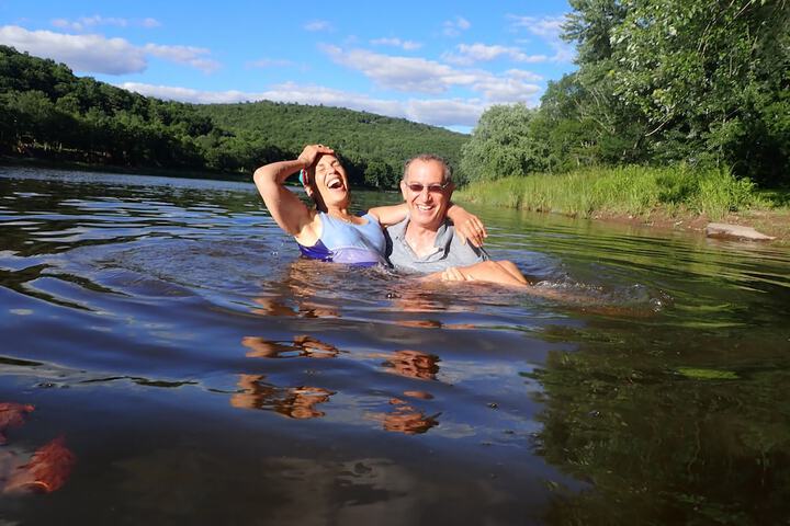 Pocono Dog-Friendly Home on River