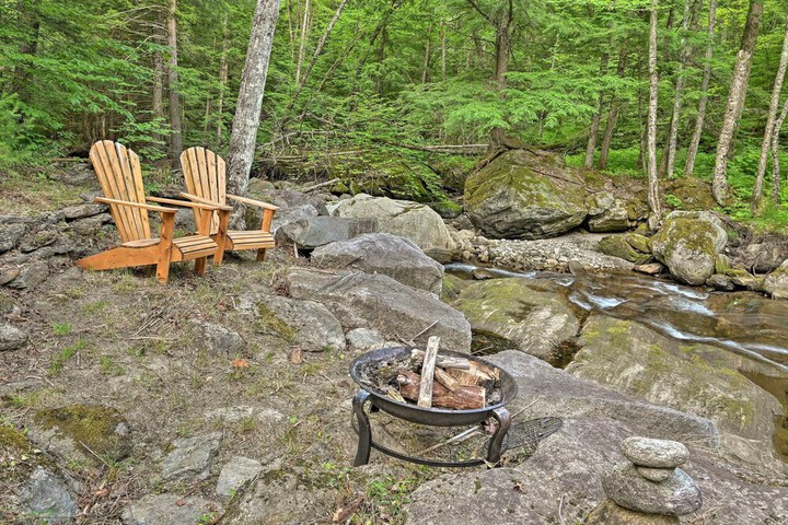 Beautiful Jay Peak Home Near Creek & Waterfalls!
