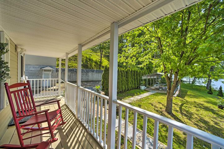 Lake Luzerne Home w / Fire Pit on Hudson River