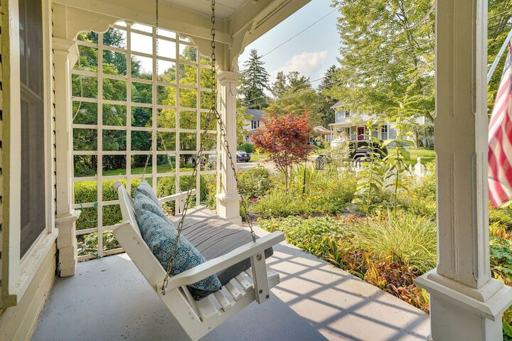 the Porch House Located in Historic Village