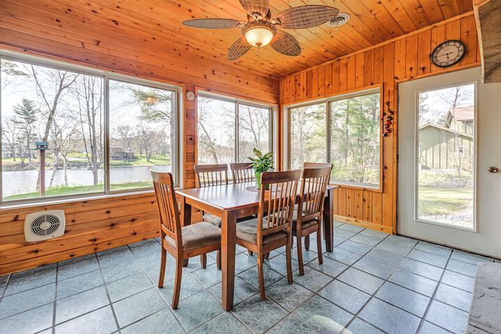 Lake Wissota Home w / Private Dock + Fire Pit!