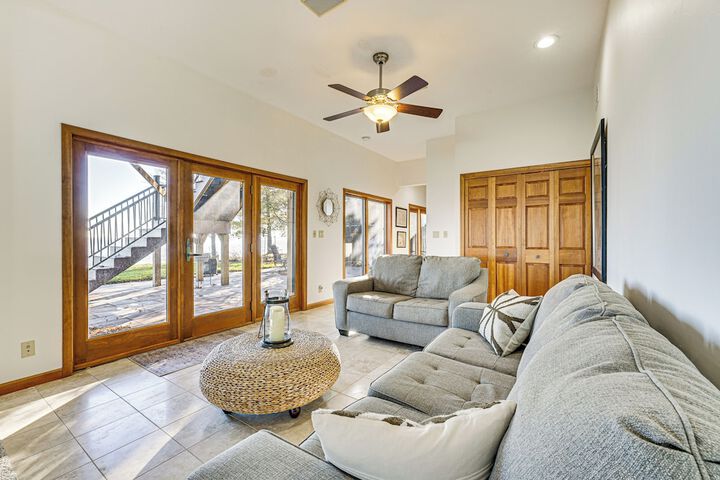Waterfront Home w / Boat Dock & Deck in Storm Lake!