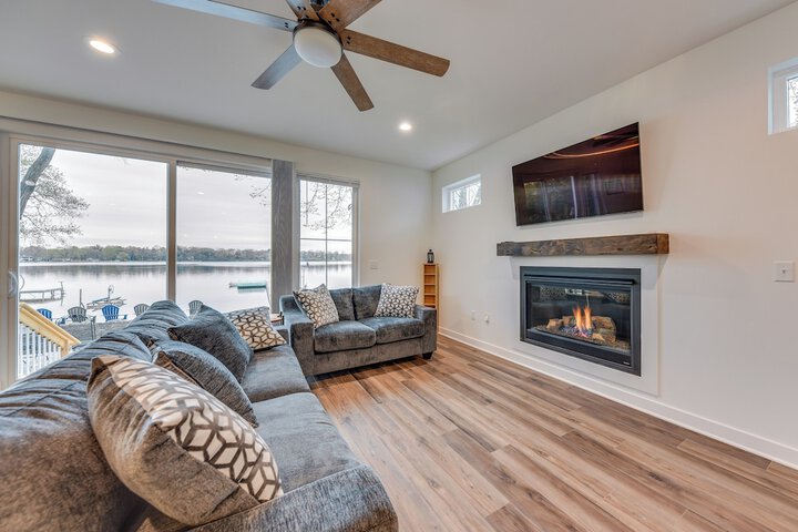 Lakefront Burlington Vacation Rental: Dock + Beach