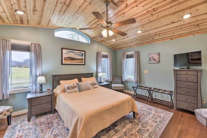 Modern Marlinton Home w / Hot Tub & Mtn Views!