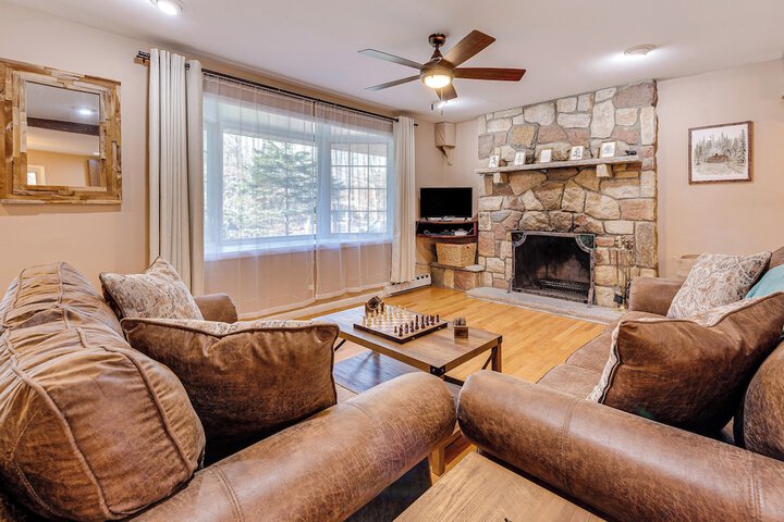Game Room & Fire Pit: Chic Pocono Pines Home!