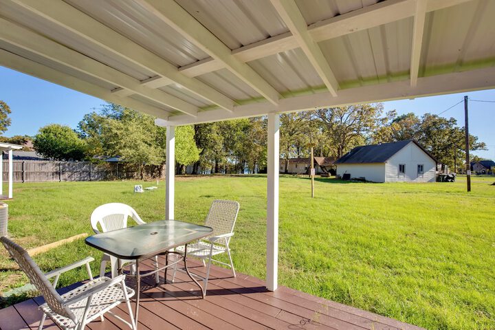Waterfront Home at Lake Fork w / Boardwalk