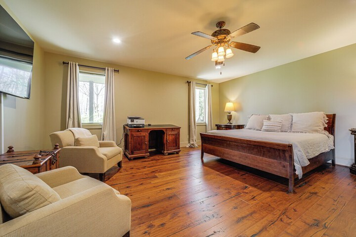 Water Views! Group-friendly Lake Glenville Home