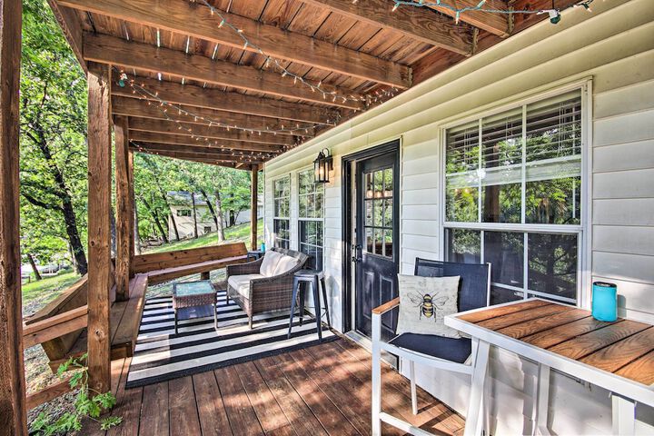 Private Fishing Dock: Grand Lake Home