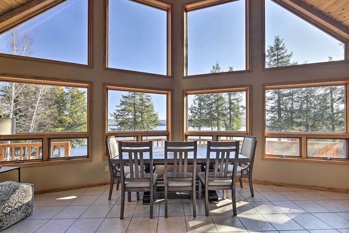 Secluded Lakehouse w / Private Dock + Serene Views!