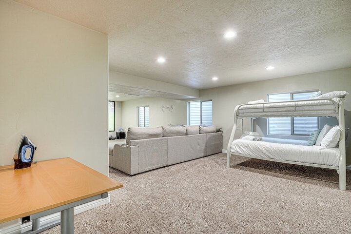 Home Theater & Patio: South Jordan Basement Unit