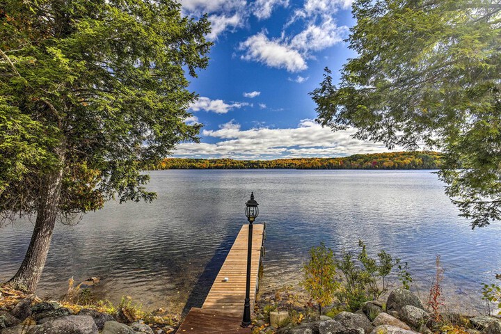 Secluded Lakehouse w / Private Dock + Serene Views!