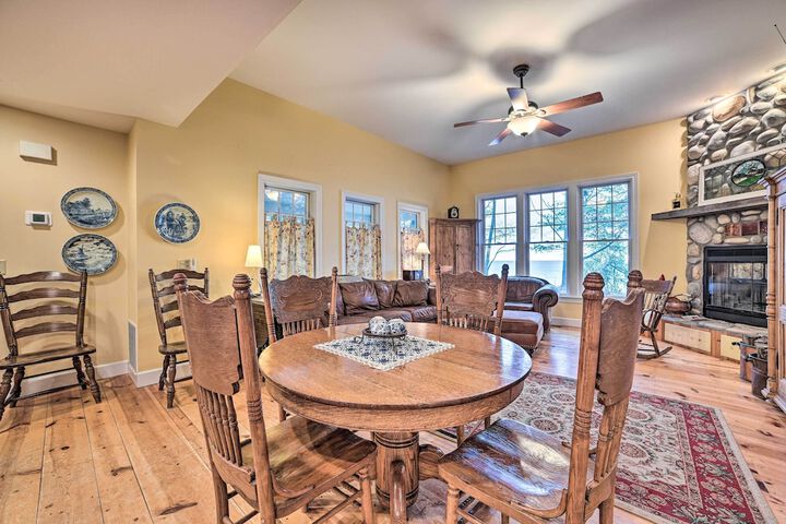 Waterfront Cheboygan Home w / Fire Pit