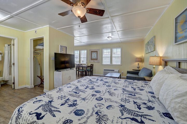 Seashell Village Resort near the beach with kitchens
