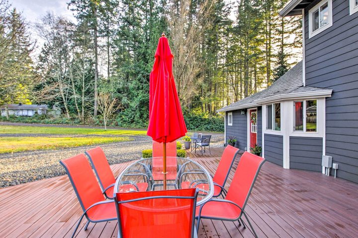 Peacock Hill Retreat on 1 Acre 1 Mi to Harbor