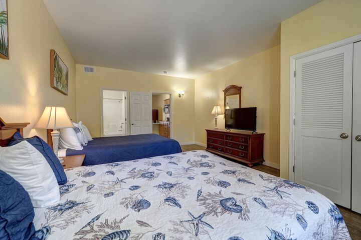 Seashell Village Resort near the beach with kitchens