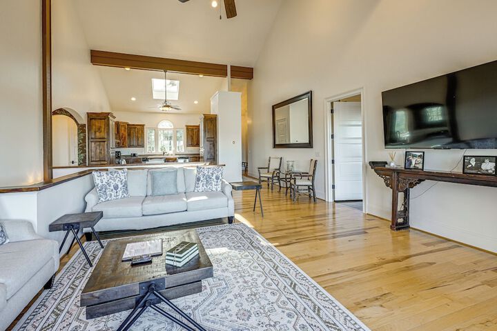 Water Views! Group-friendly Lake Glenville Home