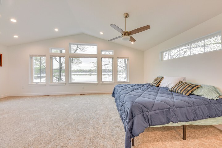 Lakefront Burlington Vacation Rental: Dock + Beach