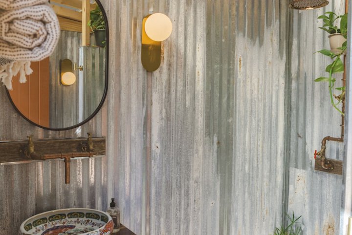 The Peacock Yurt at Camposanto ATX Glamping on Lake Travis