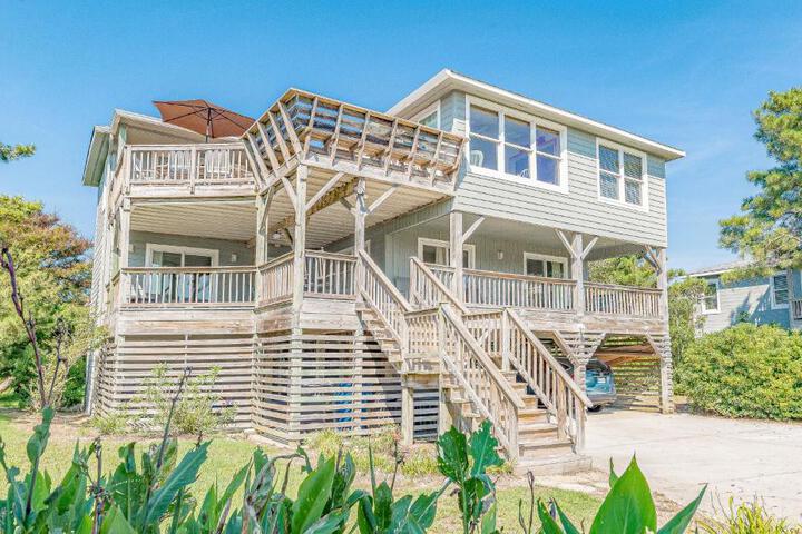 A Summer Place - Duck Sanderling, Ocean View, 50 Yards to Beach, Community Pool