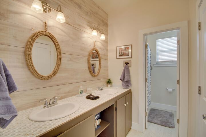 Sunny Waveland Home Rental w / Pool: Walk to Beach!