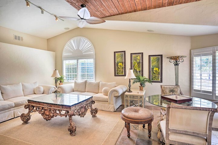 Indian Wells Oasis w / Pool: Walk to Tennis Garden!