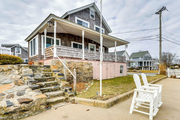 Dreamy Waterfront Westbrook Home on Private Beach
