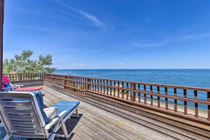Beachfront Wading River Home with Deck and Grill