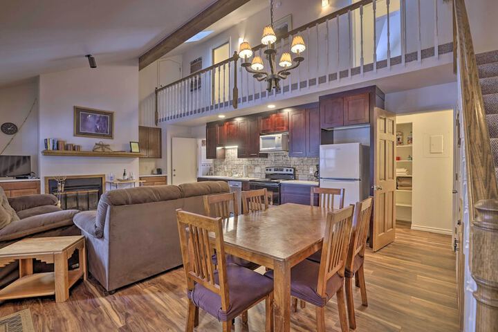 Fireplace & Stream Access: Cozy Grand Lake Retreat