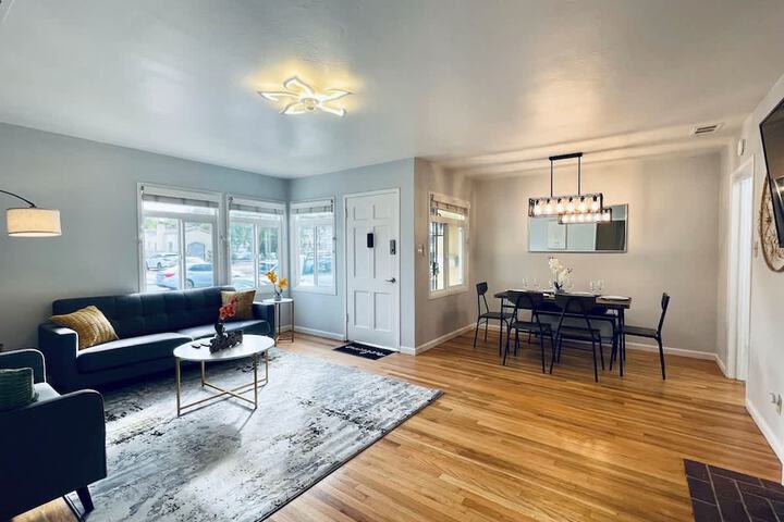 Sanmateo Cozy Central 3b1b Home Garage Parking AC