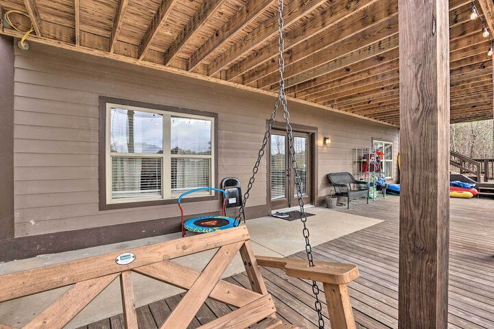Lake Mitchell Vacation Home w / Dock & Water Slide