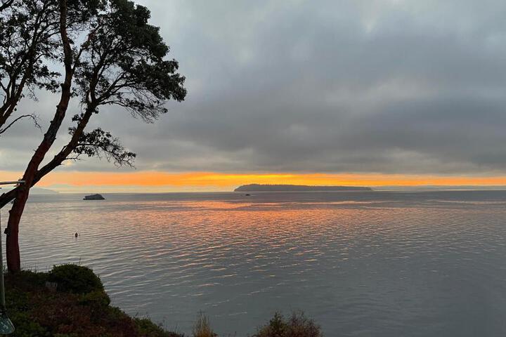 Puget Sound Chic Romantic Cottage with Private Beach Access & Gated Entry