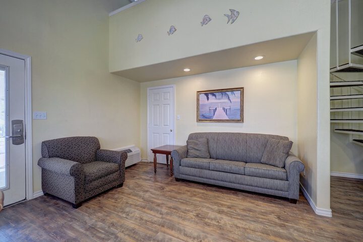 Seashell Village Resort near the beach with kitchens
