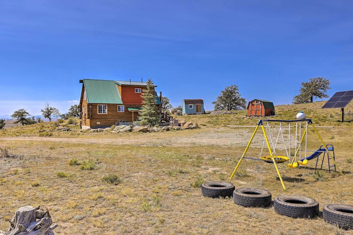 22str-00360 Fairplay Cabin w / Fire Pit Mtn Views!