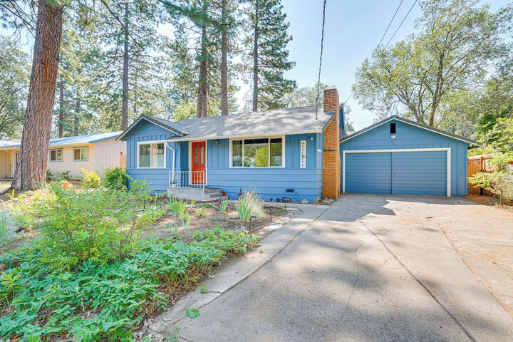 Burney Cottage w / Game Room: Walk to Town!