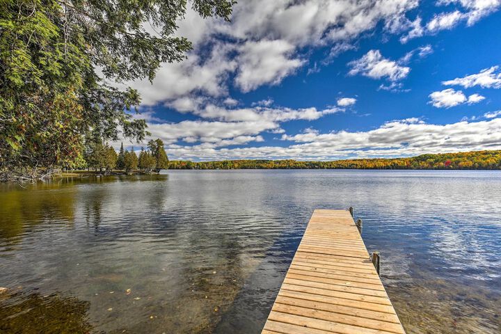 Secluded Lakehouse w / Private Dock + Serene Views!