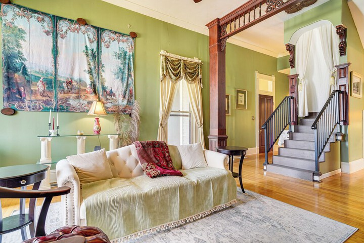 Historic Home w / Wraparound Porch + Private Yard!