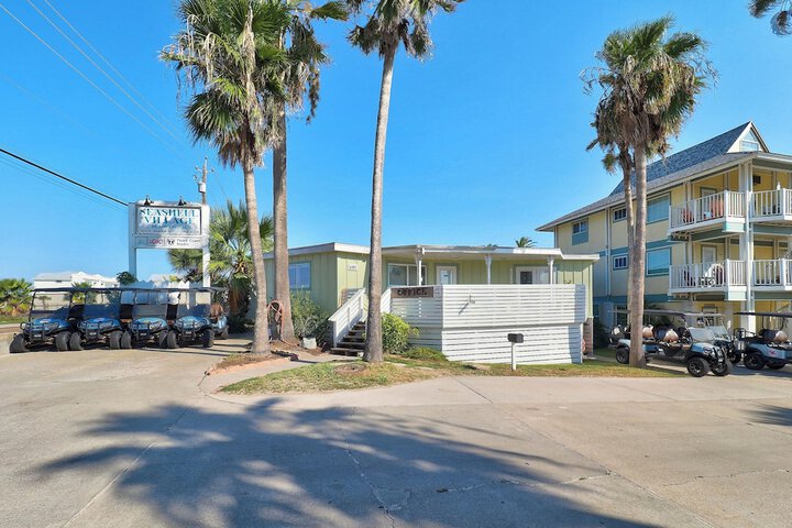 Seashell Village Resort near the beach with kitchens
