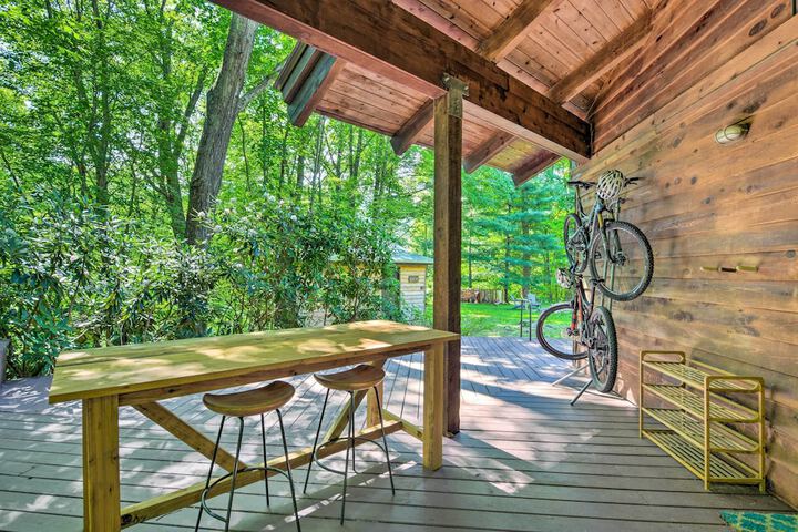 Tree-lined Robbinsville Studio Near Trails!