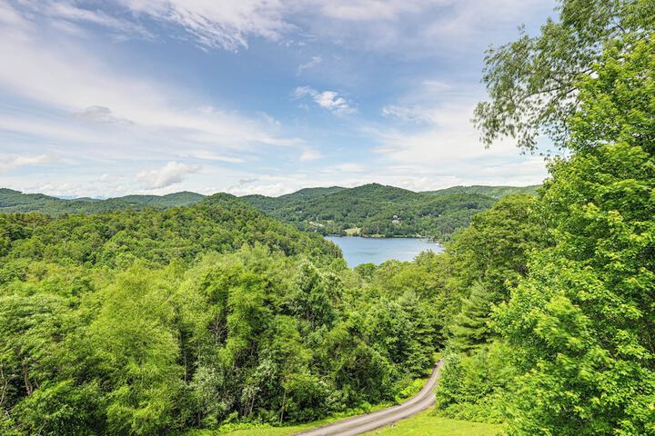 Water Views! Group-friendly Lake Glenville Home