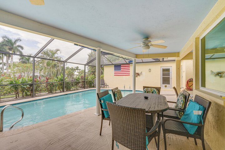 Waterfront North Fort Myers Home w / Private Pool!