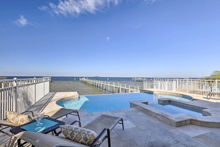 Waterfront Gem w / Pool & Dock in Apollo Beach