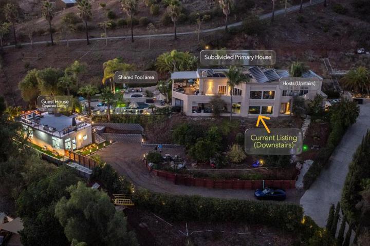 Buena Creek Vista Primary Subdivided Home with Views and Pool