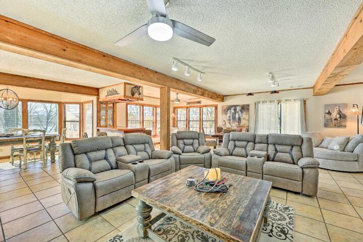 Private Pool: Lakefront Home in Hot Springs!