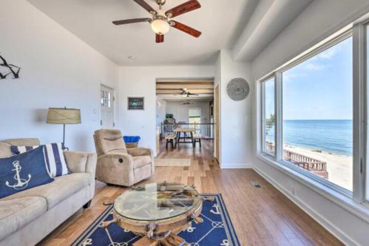 Beachfront Wading River Home with Deck and Grill