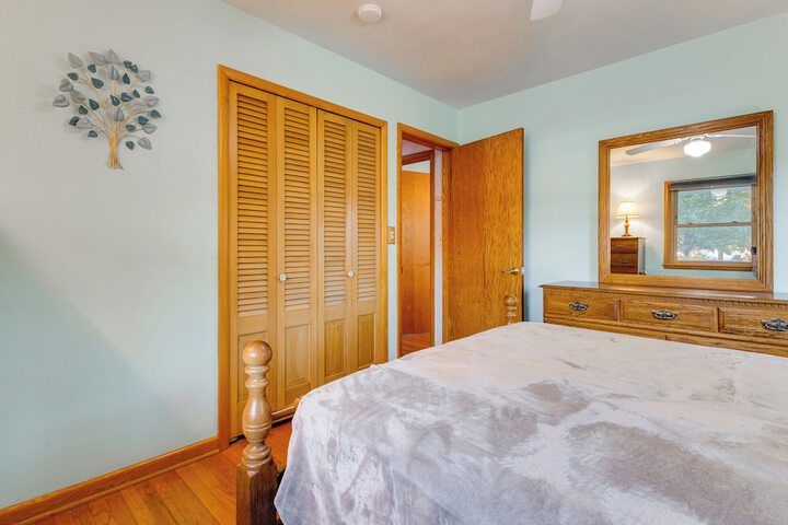 Antiquing & Fishing: Riverfront Waupaca Home!