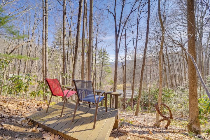the Red Loft Candler Cottage Near Hiking Trails!
