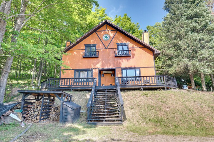 buckhorn - Slopeside Iron River Cabin w / Sauna