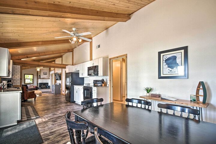 Waterfront Onamia Retreat w / Dock & Fire Pit!